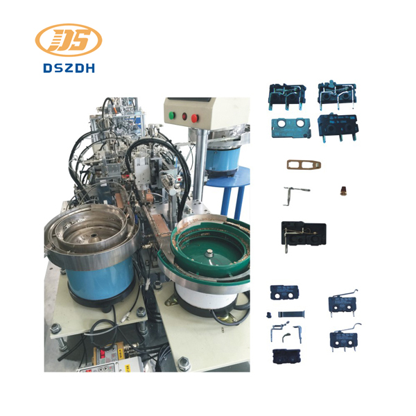 Máquina de montagem automática de microinterruptor KW4